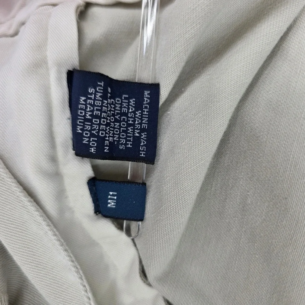 Polo Ralph Lauren Tyler Shorts Mens 49 Khaki Tan Pleated Chino Cotton Twill